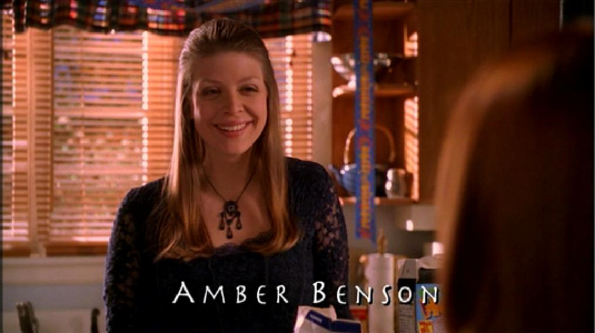 seeing-red-amber benson in the credits