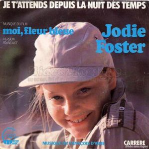 Jodie Foster: sleeve for Je t'attends depuis la nuit des temps 